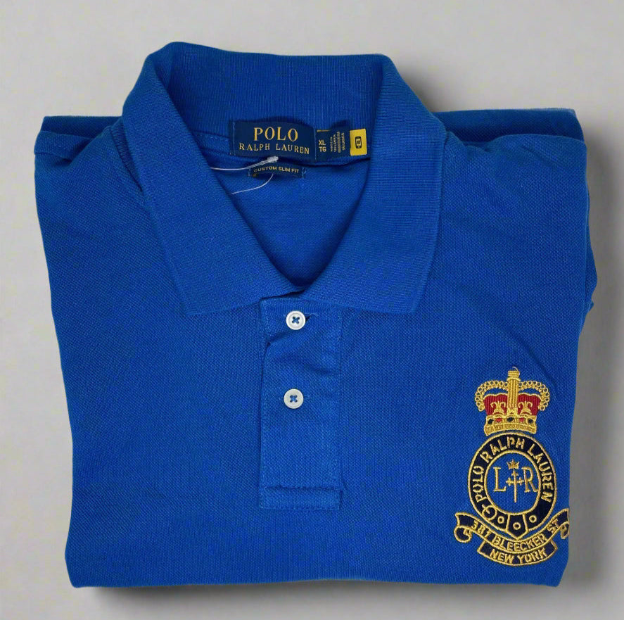P.o.L.O. R.A.L.P.H. L.A.U.R.E.N. T-Shirt Big LOGO Blue (Custom Slim Fit)