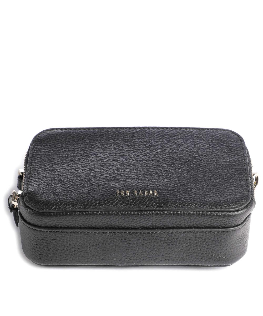 T.E.D B.A.K.E.R Stunna Crossbody bag grained leather black