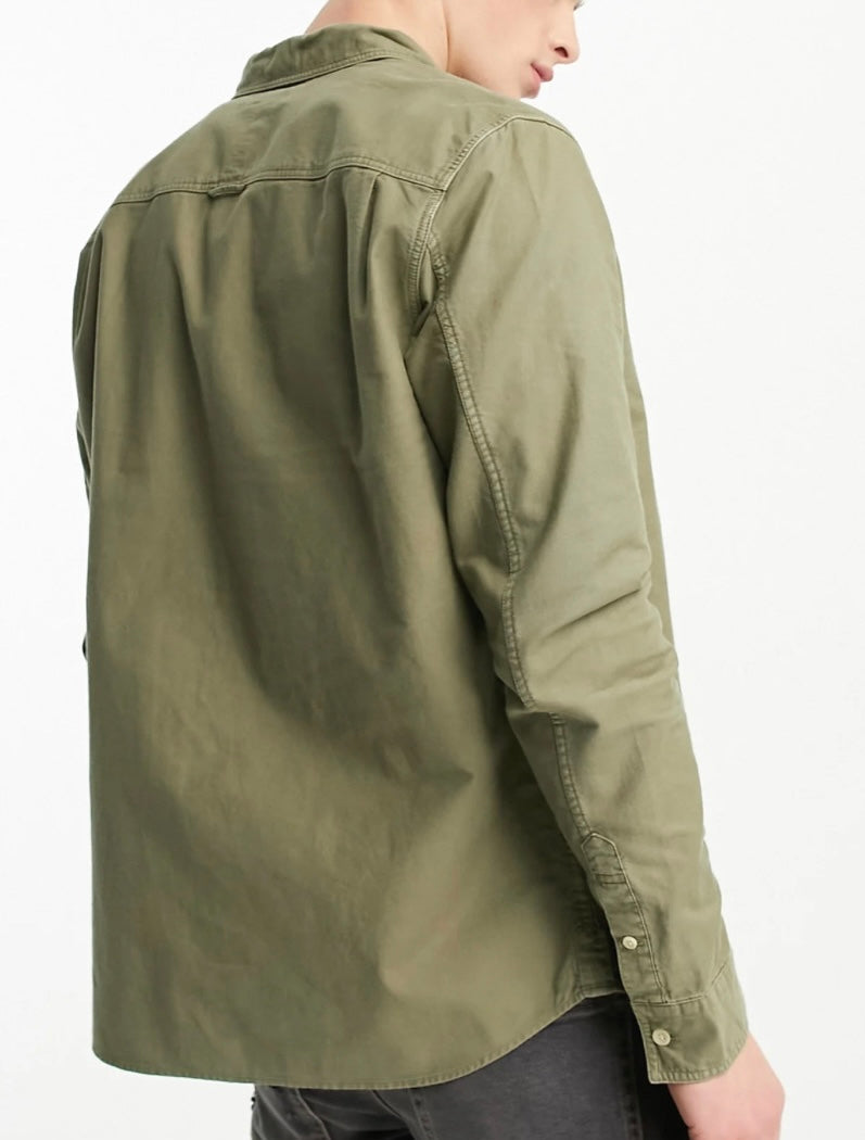 A.l.l.S.a.i.n.t.s HERMOSA RAMSKULL RELAXED FIT SHIRT Dusty Green