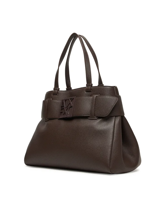 A.R.M.A.N.I E.X.C.H.A.N.G.E Technical water-resistant shoppers with maxi logo