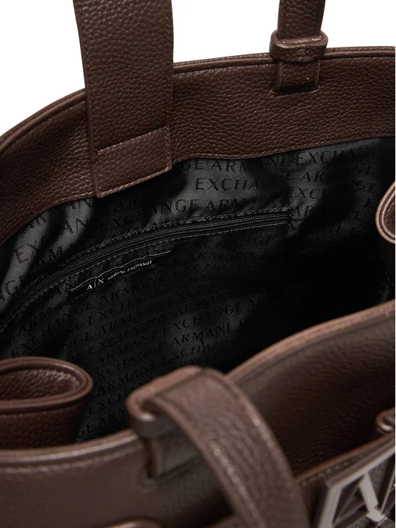 A.R.M.A.N.I E.X.C.H.A.N.G.E Technical water-resistant shoppers with maxi logo