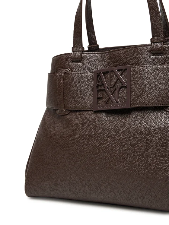 A.R.M.A.N.I E.X.C.H.A.N.G.E Technical water-resistant shoppers with maxi logo