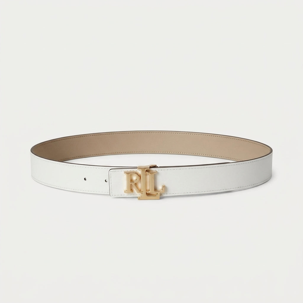 P.o.l.o R.a.l.p.h L.a.u.r.e.n Leather Women's Belt White