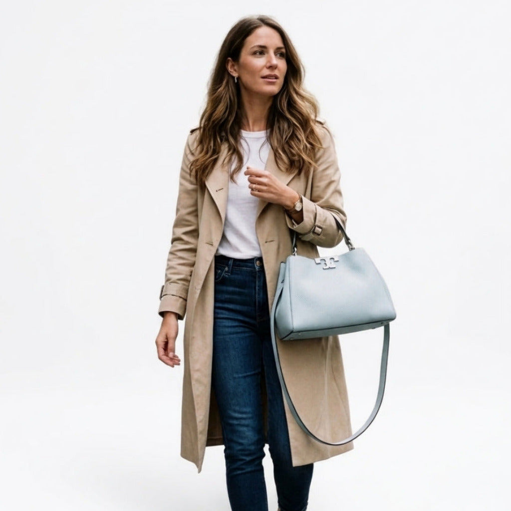 T.O.R.Y B.U.R.C.H MINI ELEANOR SOFT SATCHEL