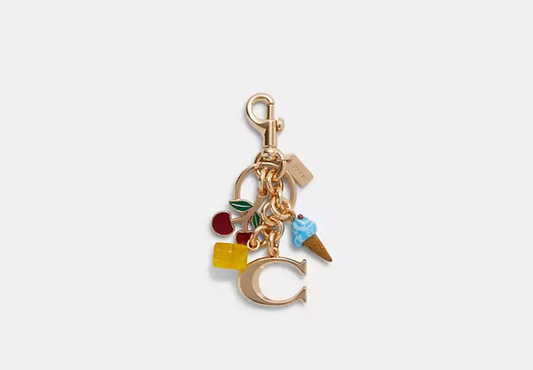 C.O.A.C.H Signature Mixed Charms Cluster Bag Charm