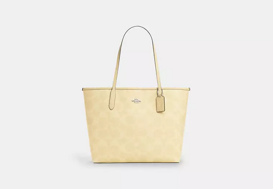 C.O.A.C.H City Tote Bag In Signature Canvas