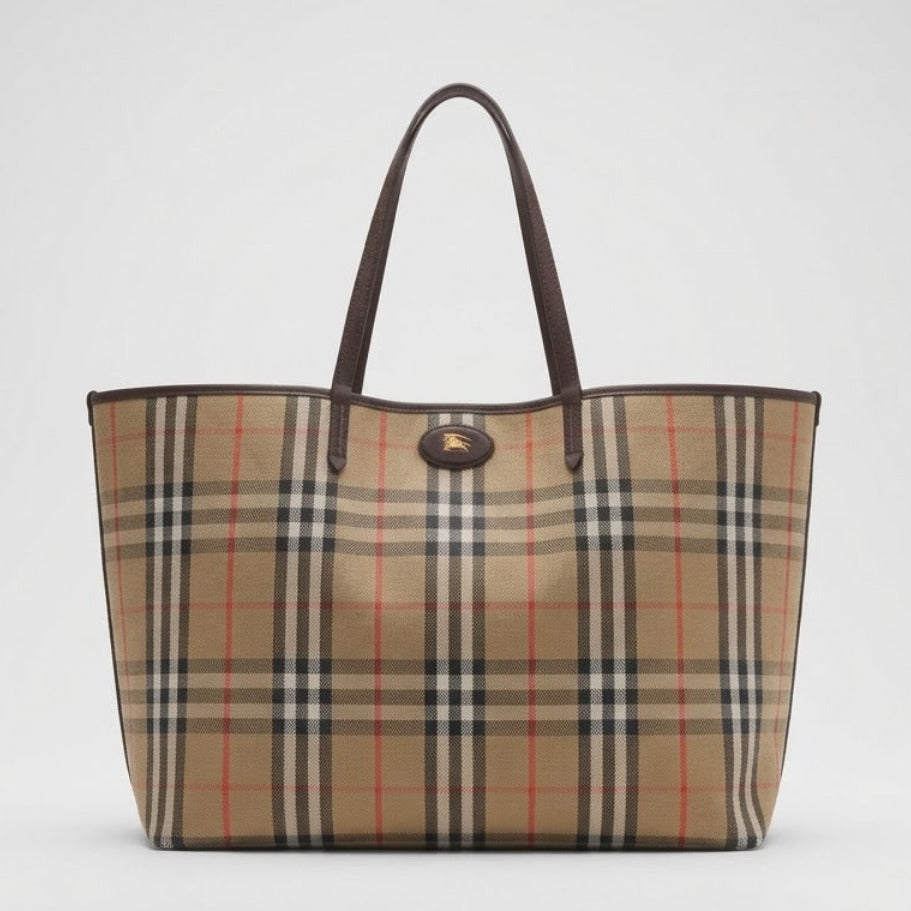 B.U.R.B.E.R.R.Y Medium Leather Reversible Bloomsbury Tote Bag