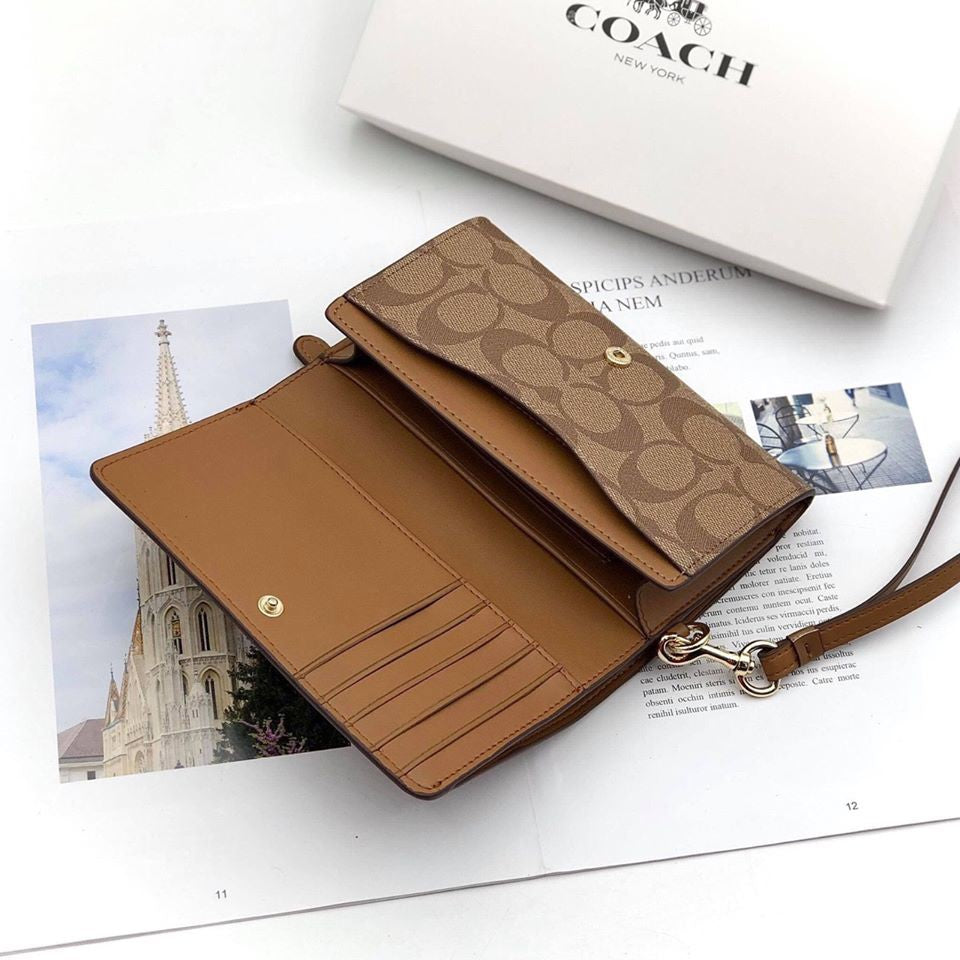 COACH FLAP PHONE Size Wallet