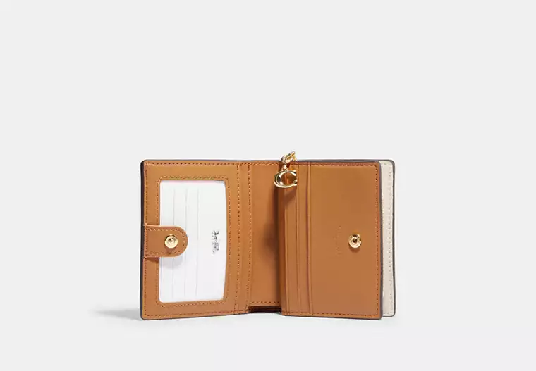 C.O.A.C.H  Snap Wallet With Coach Monogram Print