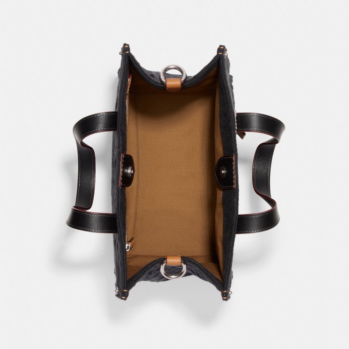 C.O.A.C.H. Field Tote In Signature Denim