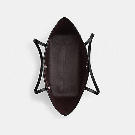 C.O.A.C.H. City Tote In Signature Canvas With Rose Print