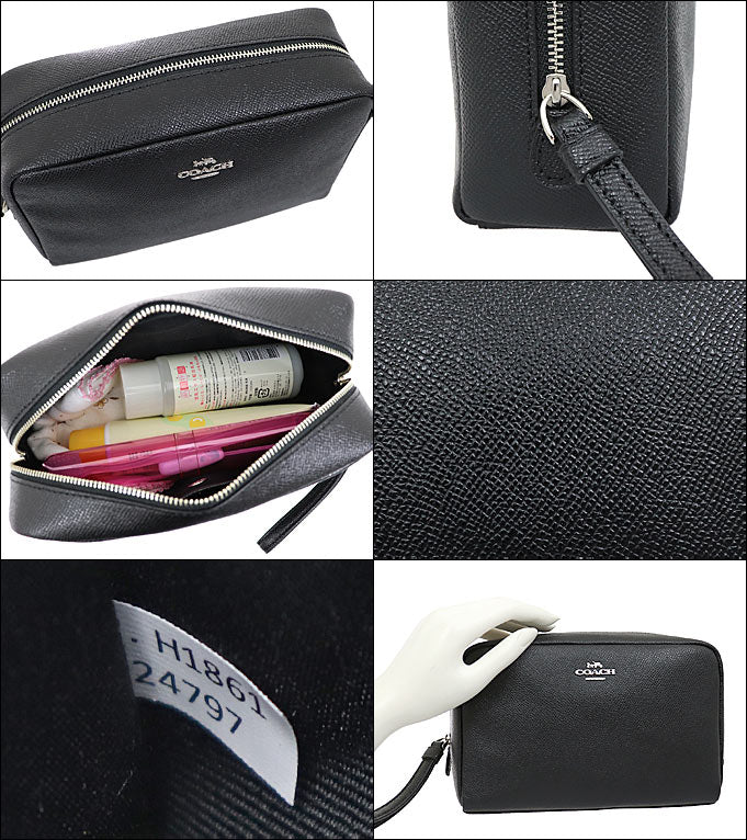 C.O.A.C.H Cosmetic Case Black Make Up