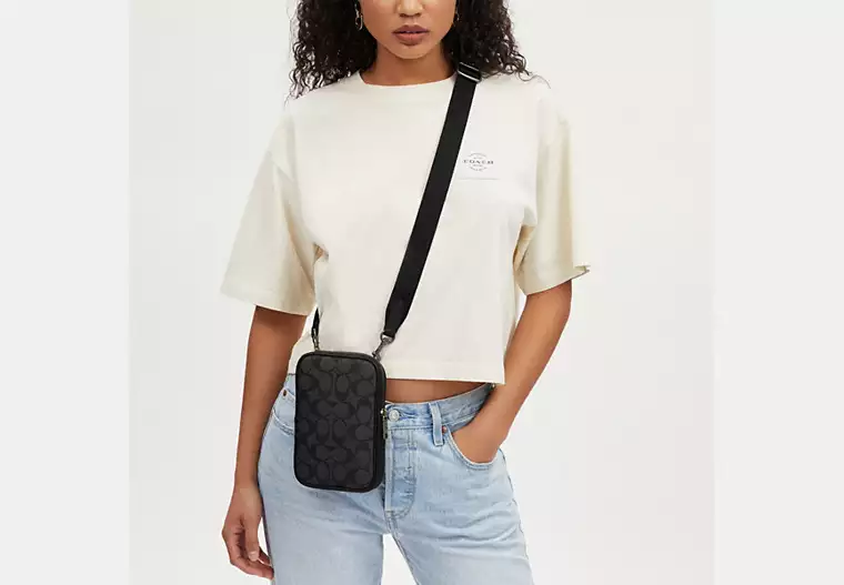 C.O.A.C.H Aden Crossbody Bag In Signature Canvas