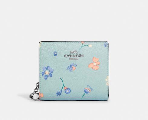 C.O.A.C.H Snap Wallet With Mystical Floral Print