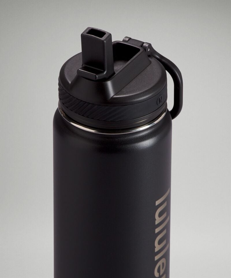 L.U.L.U.L.E.M.O.N Back to Life Sport Bottle 24oz Straw Lid