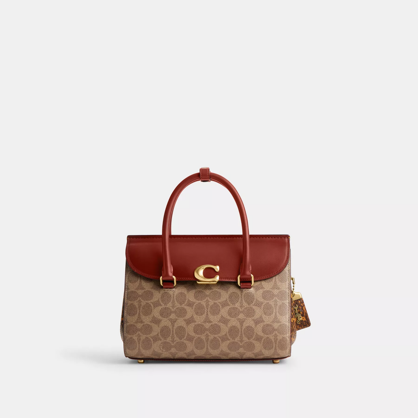 C.O.A.C.H Broome Carryall In Signature Canvas With Snakeskin Detail
