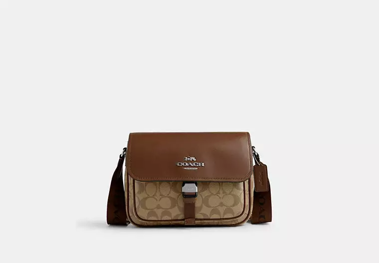 C.O.A.C.H Pace Messenger Bag In Signature Canvas