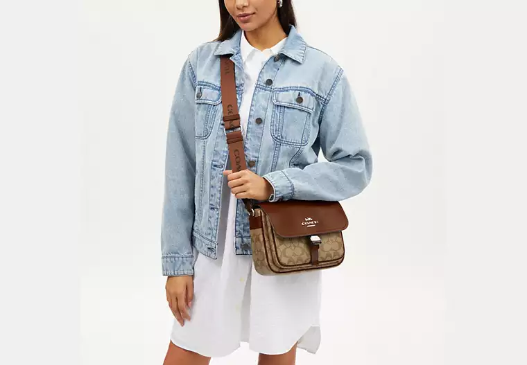 C.O.A.C.H Pace Messenger Bag In Signature Canvas