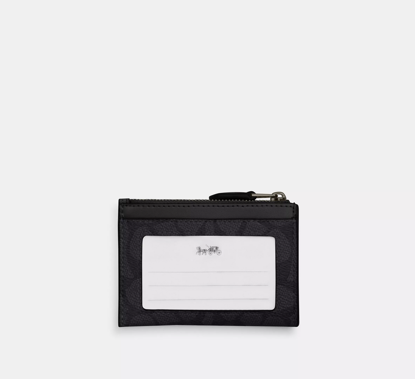 C.O.A.C.H Mini Skinny Id Case In Signature Canvas Card Holder