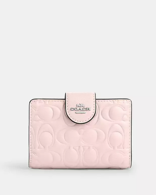 C.O.A.C.H Medium Corner Zip Wallet In Signature