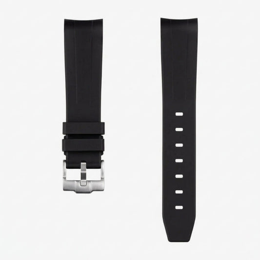 O.m.e.g.a X S.w.a.t.c.h Rubber Strap - For Mission to the Moon | Omega X Swatch | MoonSwatch - Black