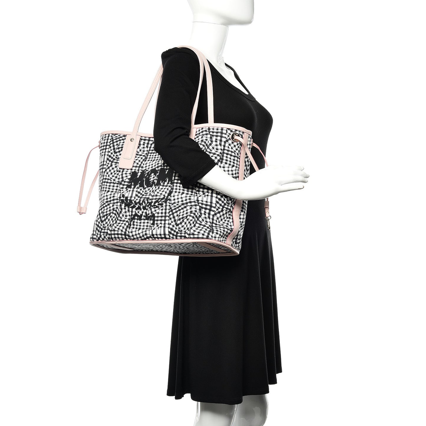 M.C.M Visetos Medium Liz Reversible Shopper Tote Bag