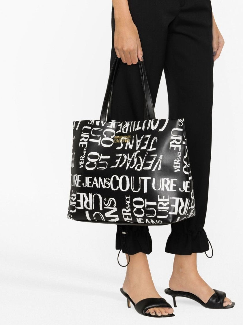 V.e.r.s.a.c.e J.e.a.n.s C.o.u.t.u.r.e Stunning Black Tote Bag