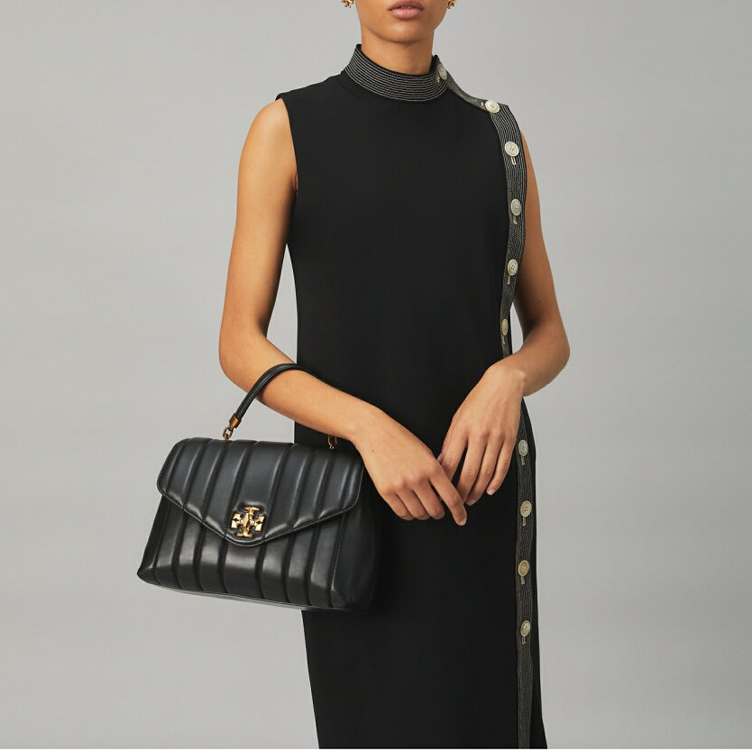 T.O.R.Y B.U.R.C.H KIRA QUILTED SATCHEL