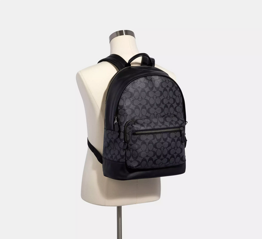 C.O.A.C.H West Backpack In Signature Canvas