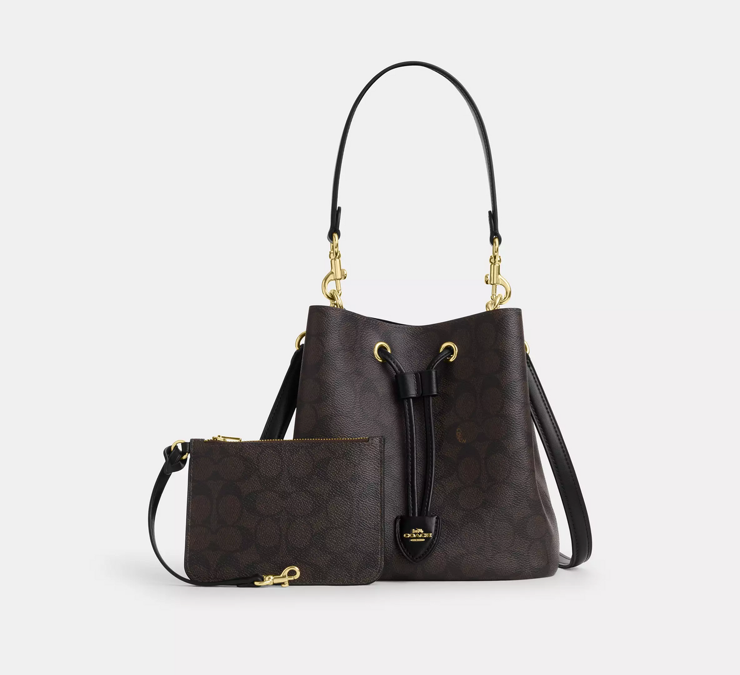 C.O.A.C.H Rowan Bucket Bag In Signature Canvas