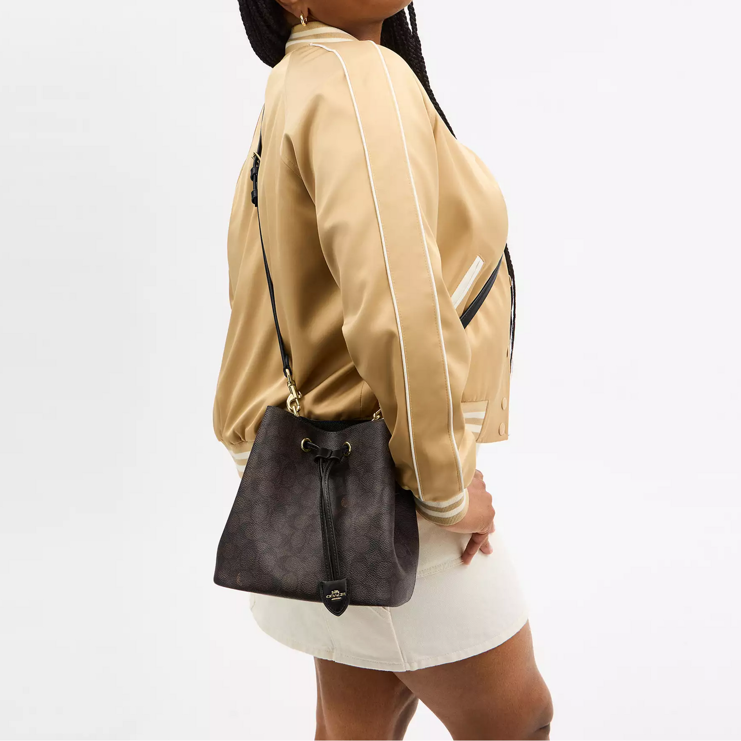 C.O.A.C.H Rowan Bucket Bag In Signature Canvas