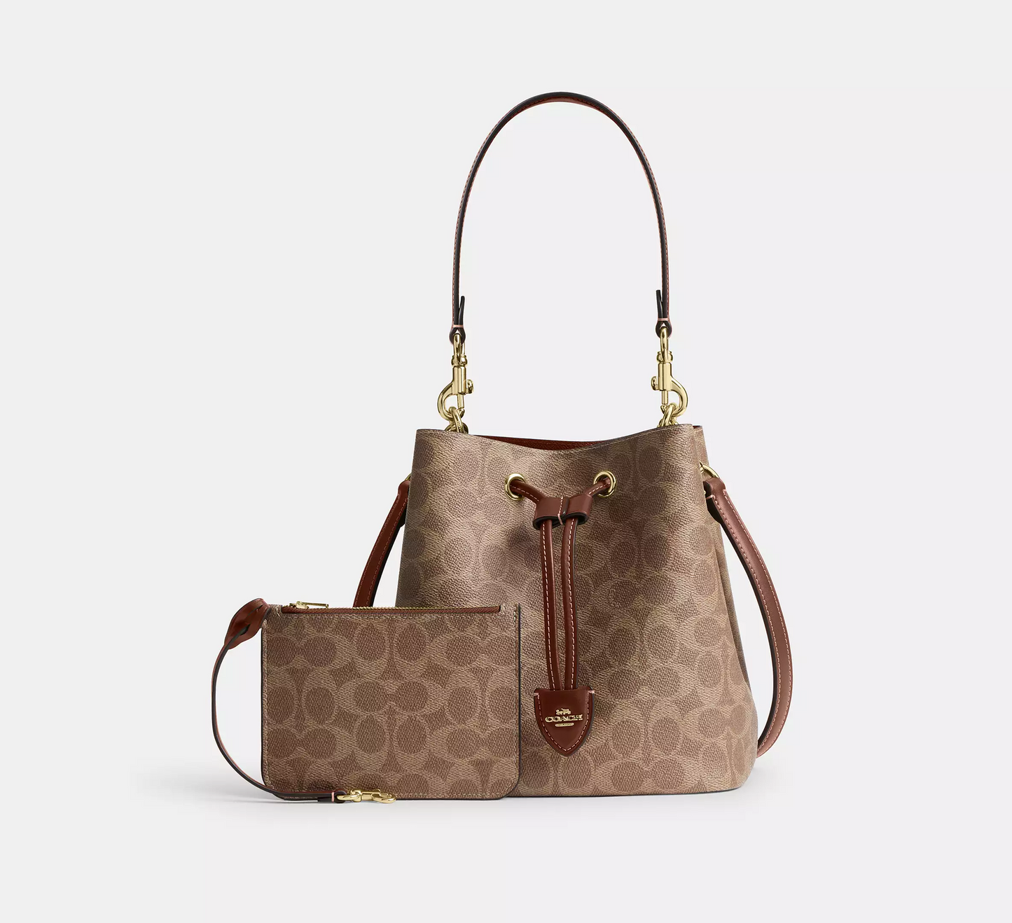 C.O.A.C.H Rowan Bucket Bag In Signature Canvas