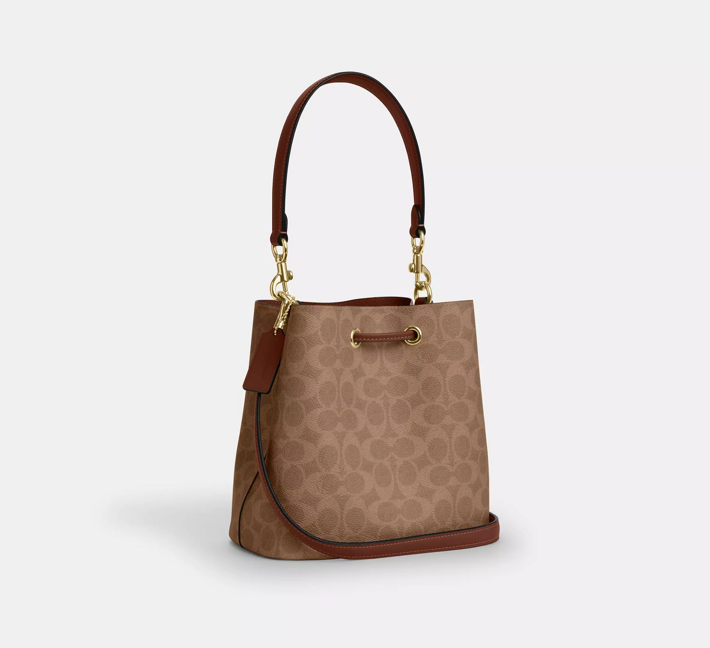 C.O.A.C.H Rowan Bucket Bag In Signature Canvas