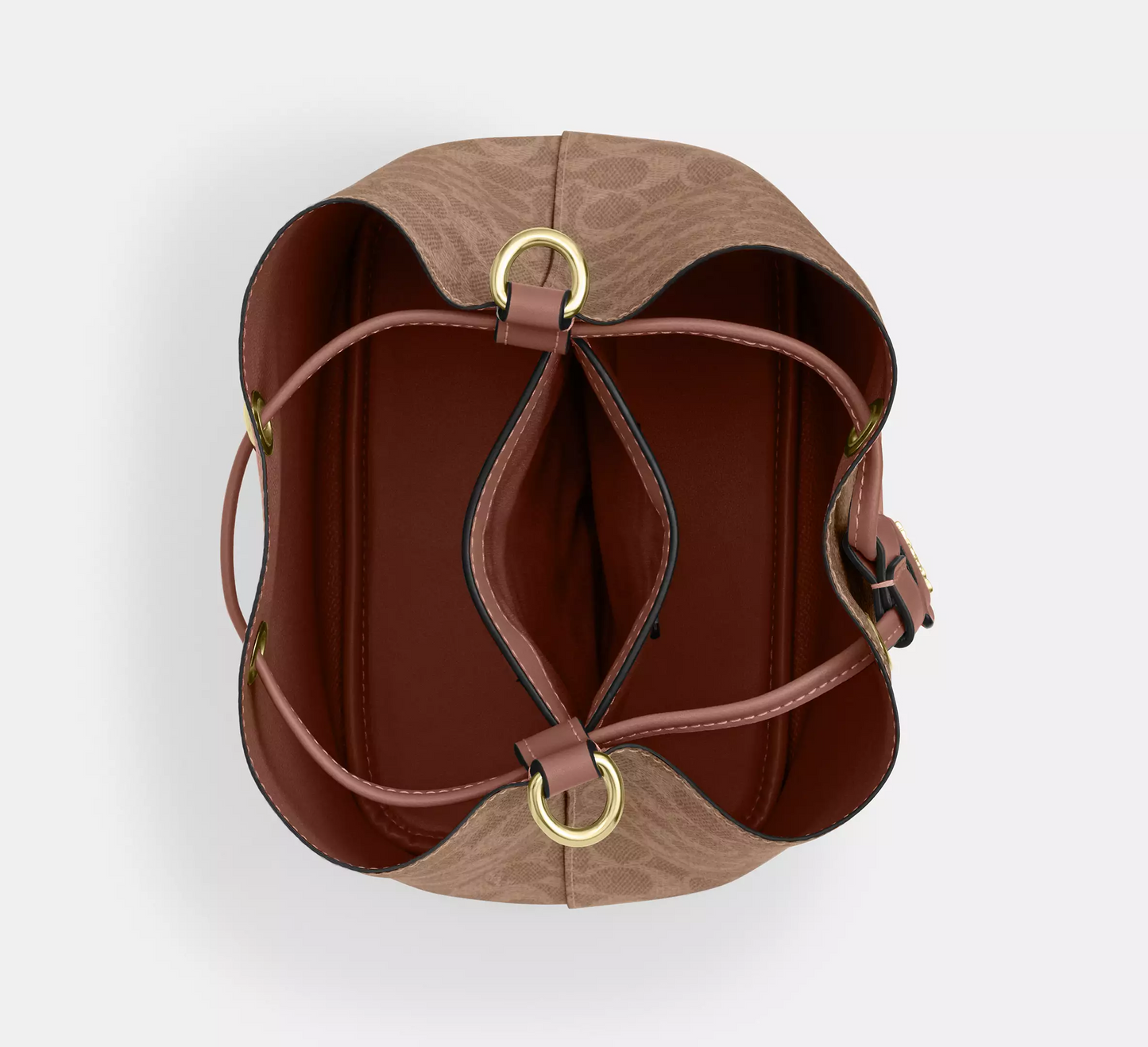 C.O.A.C.H Rowan Bucket Bag In Signature Canvas