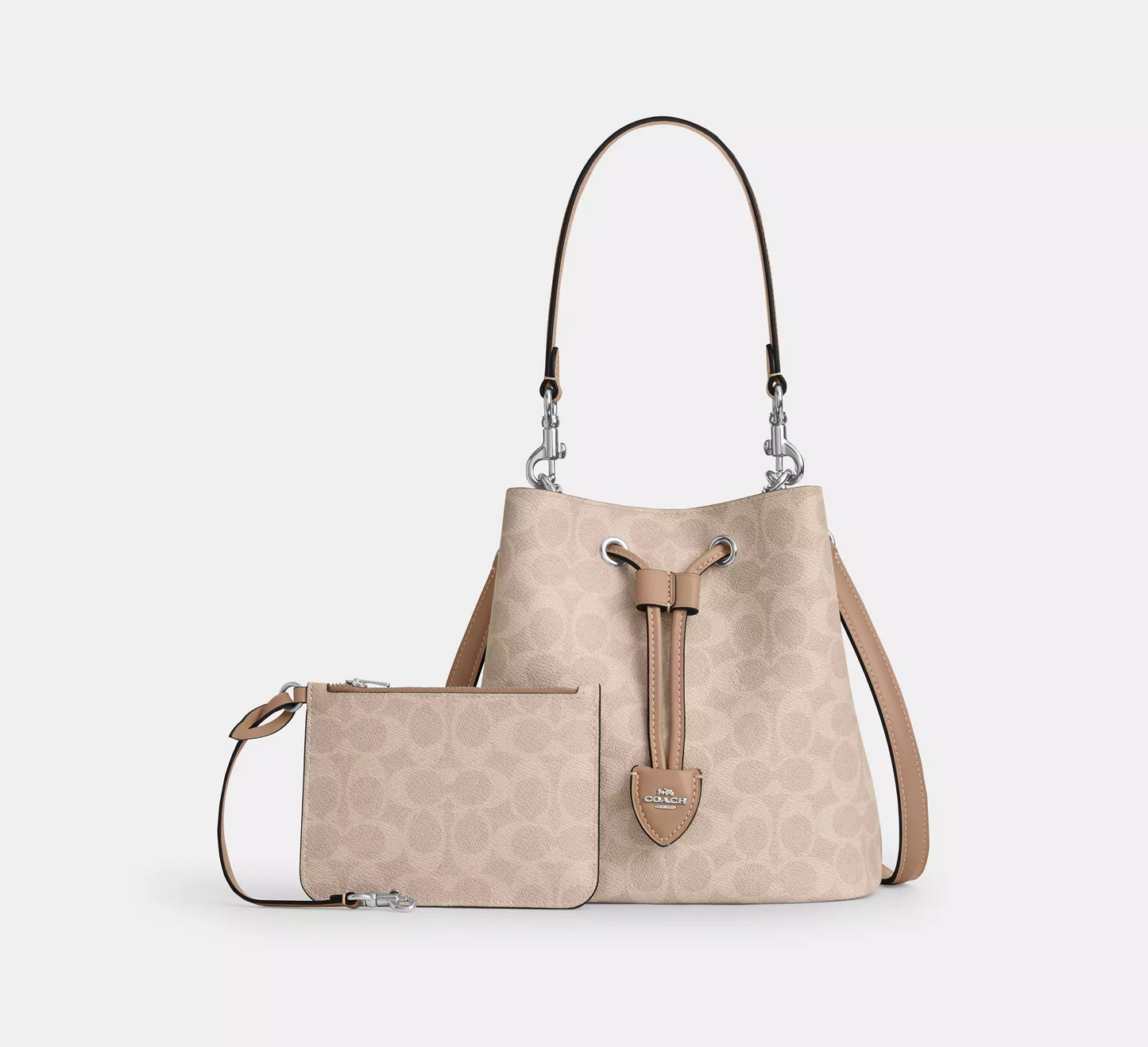 C.O.A.C.H Rowan Bucket Bag In Signature Canvas
