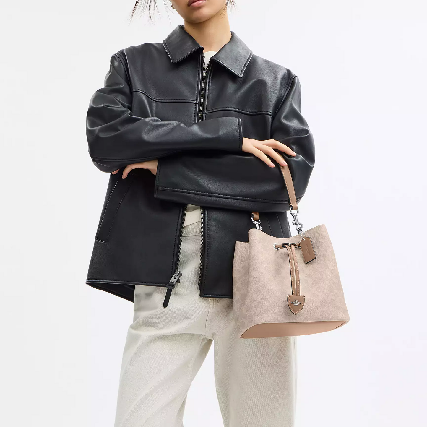C.O.A.C.H Rowan Bucket Bag In Signature Canvas