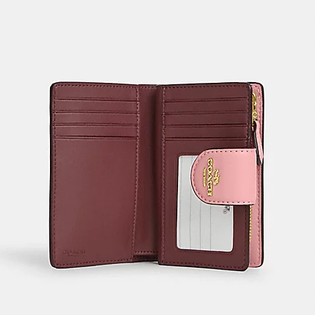 C.O.A.C.H Medium Corner Zip Wallet With Signature Leather