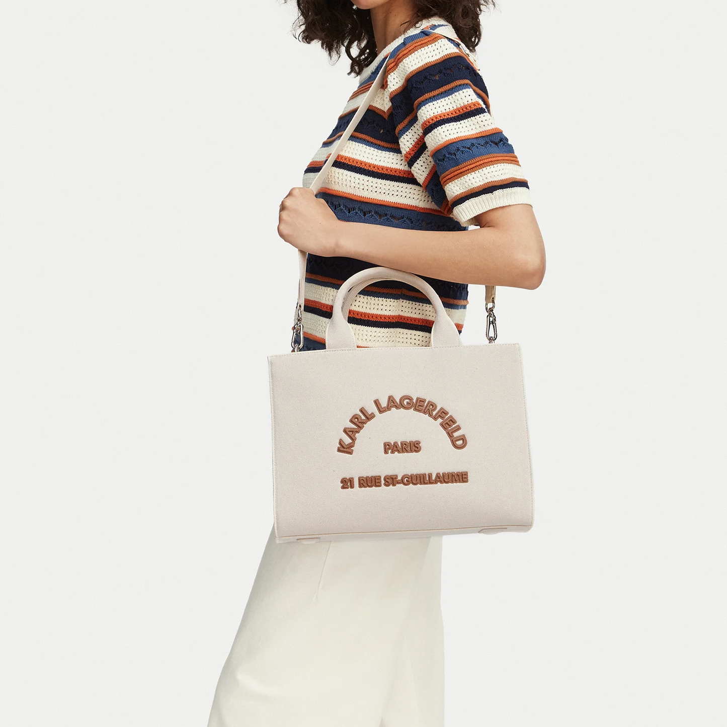 K.A.R.L L.A.G.E.R.F.E.L.D Crossbody BAG B2W50010 OFF WHITE