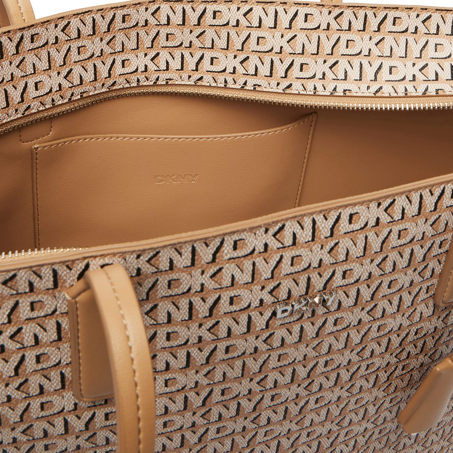 D.K.N.Y WOMEN'S Shoulder Bag R52A5I42 Beige MONOGRAM