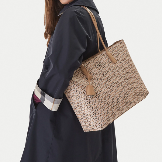 D.K.N.Y WOMEN'S Shoulder Bag R52A5I42 Beige MONOGRAM