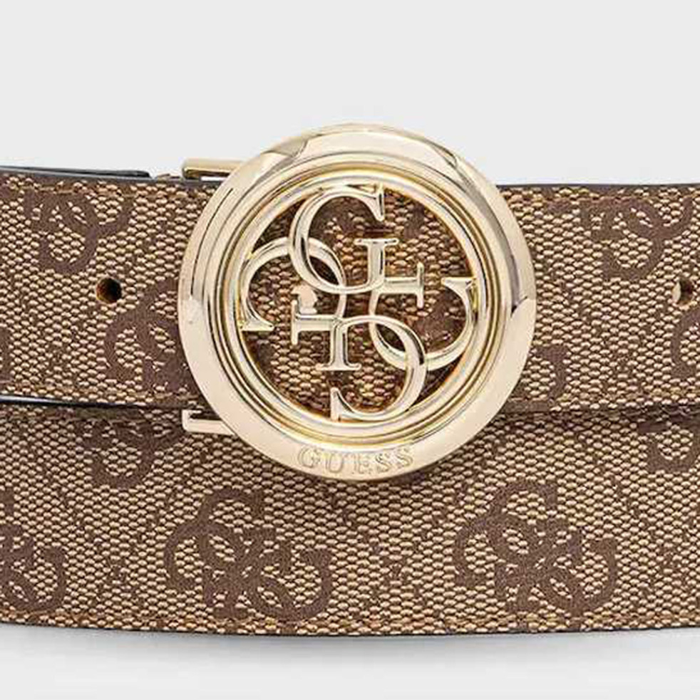 G.U.E.S.S BELT BW9357P6230 BROWN MONOGRAM