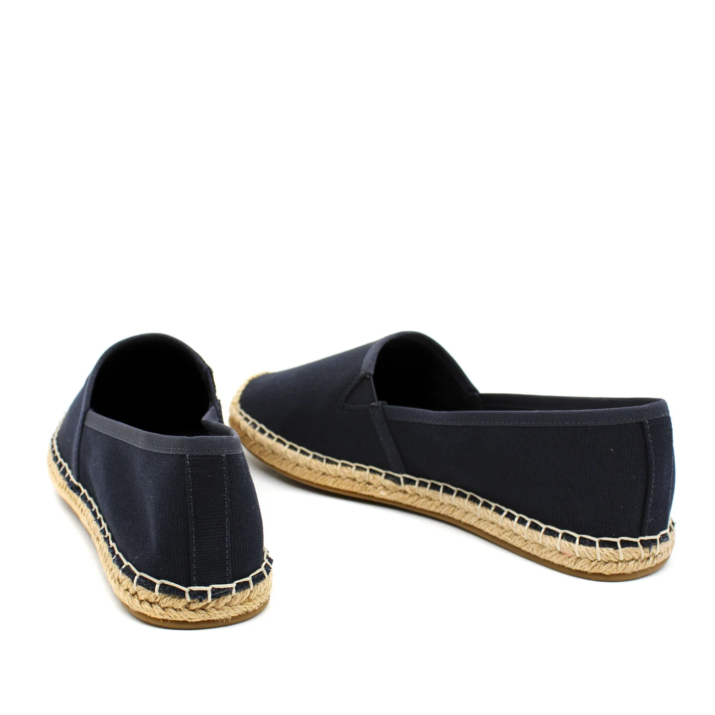 T.O.M.M.Y H.I.L.F.I.G.E.R Women's Navy Blue Flag Canvas Espadrille