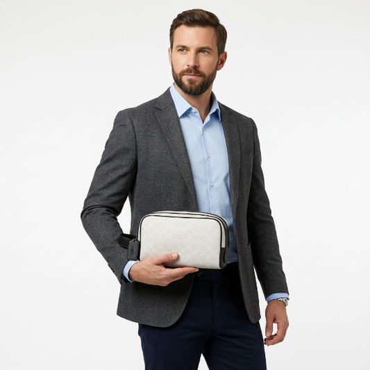 C.O.A.C.H Small Travel Kit In Signature Canvas