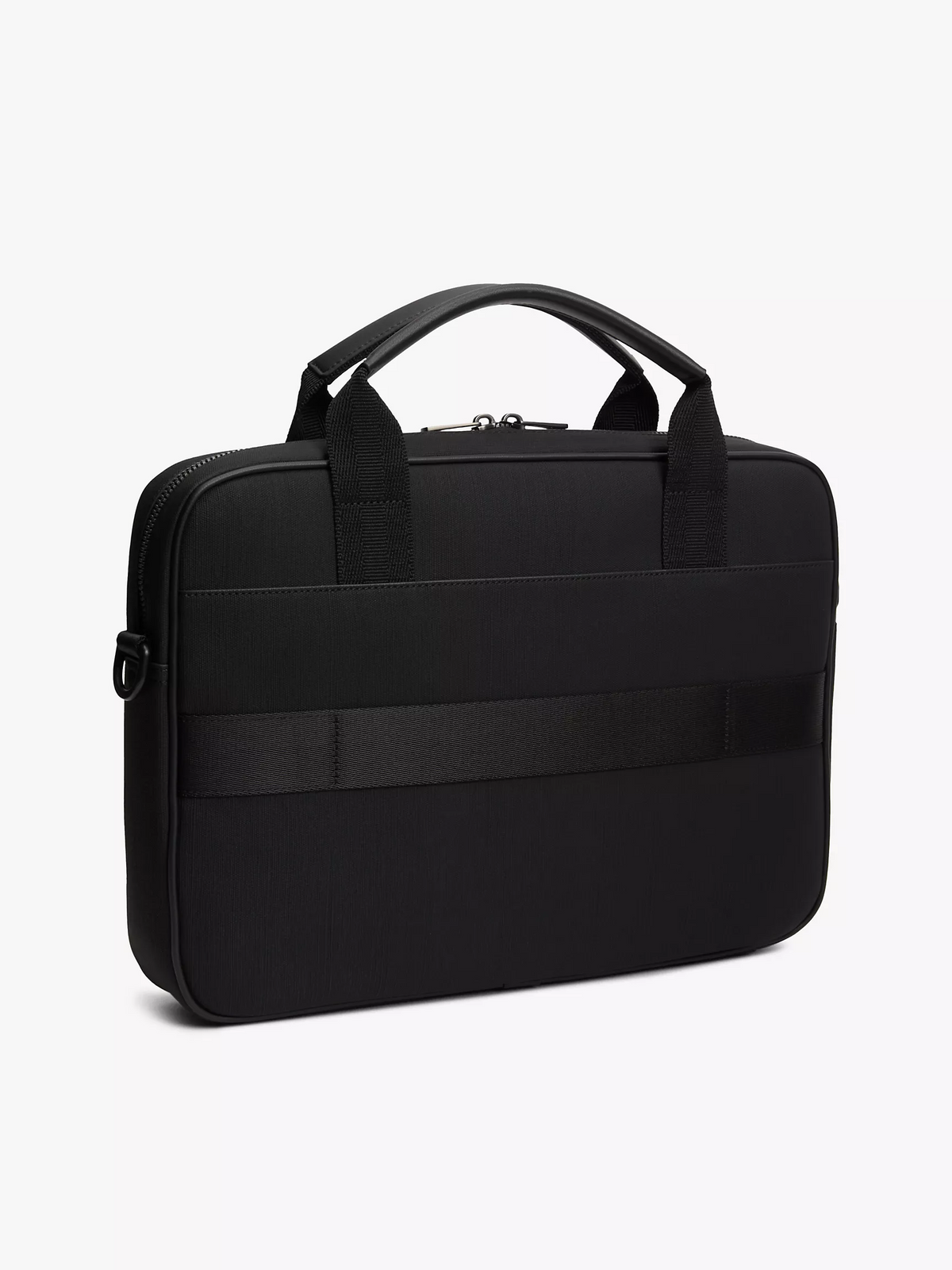 T.O.M.M.Y H.I.L.F.I.G.E.R Logo Textured Laptop Bag