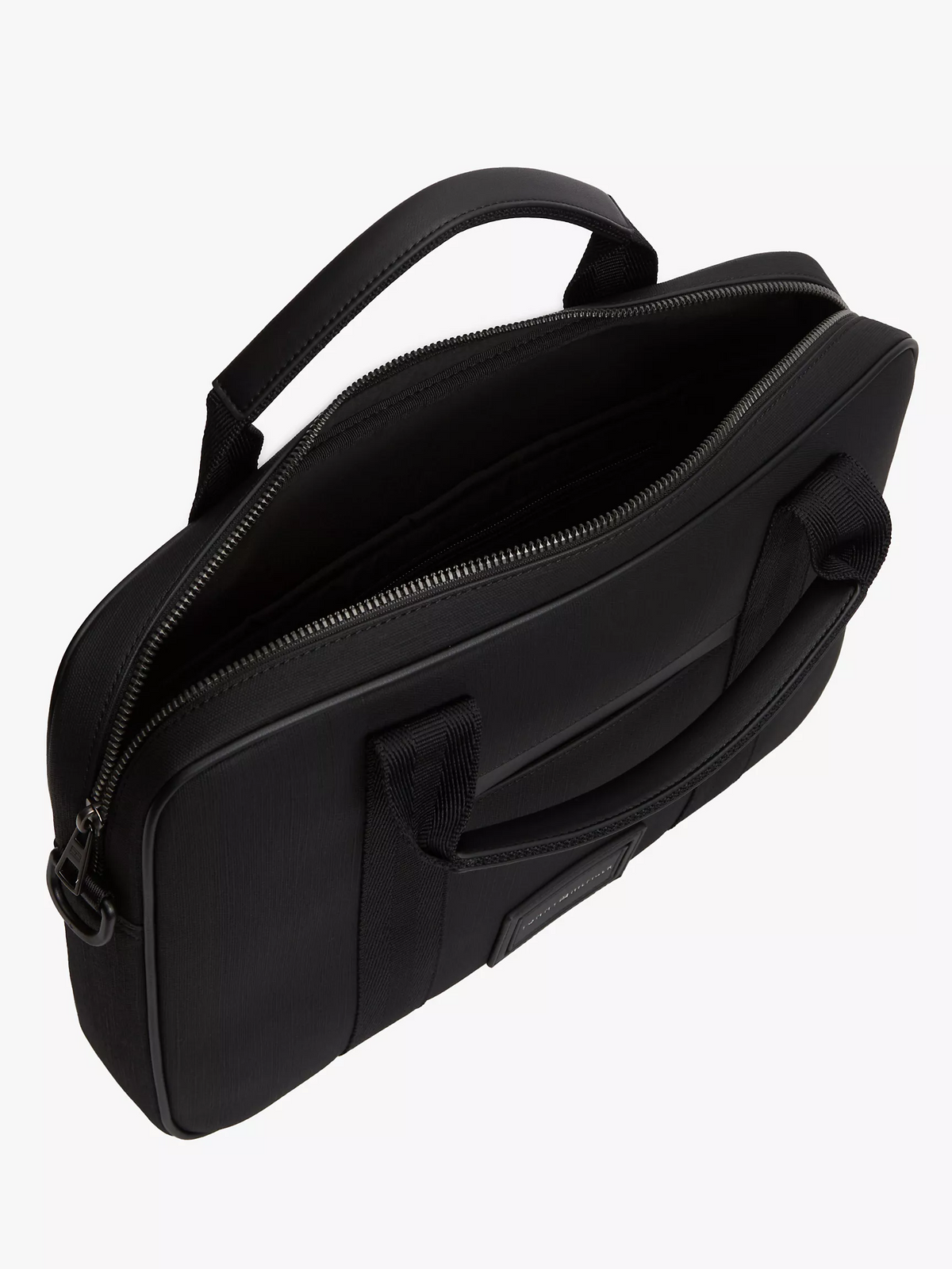T.O.M.M.Y H.I.L.F.I.G.E.R Logo Textured Laptop Bag