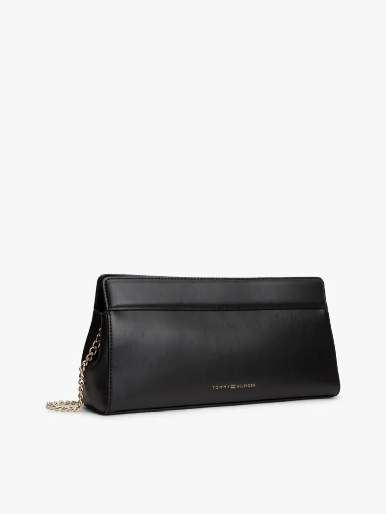 T.O.M.M.Y H.I.L.F.I.G.E.R Modern Chain TH Monogram Clasp Clutch