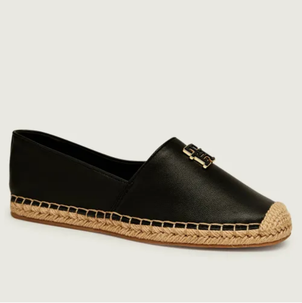T.O.M.M.Y H.I.L.F.I.G.E.R TH Monogram Leather Espadrille