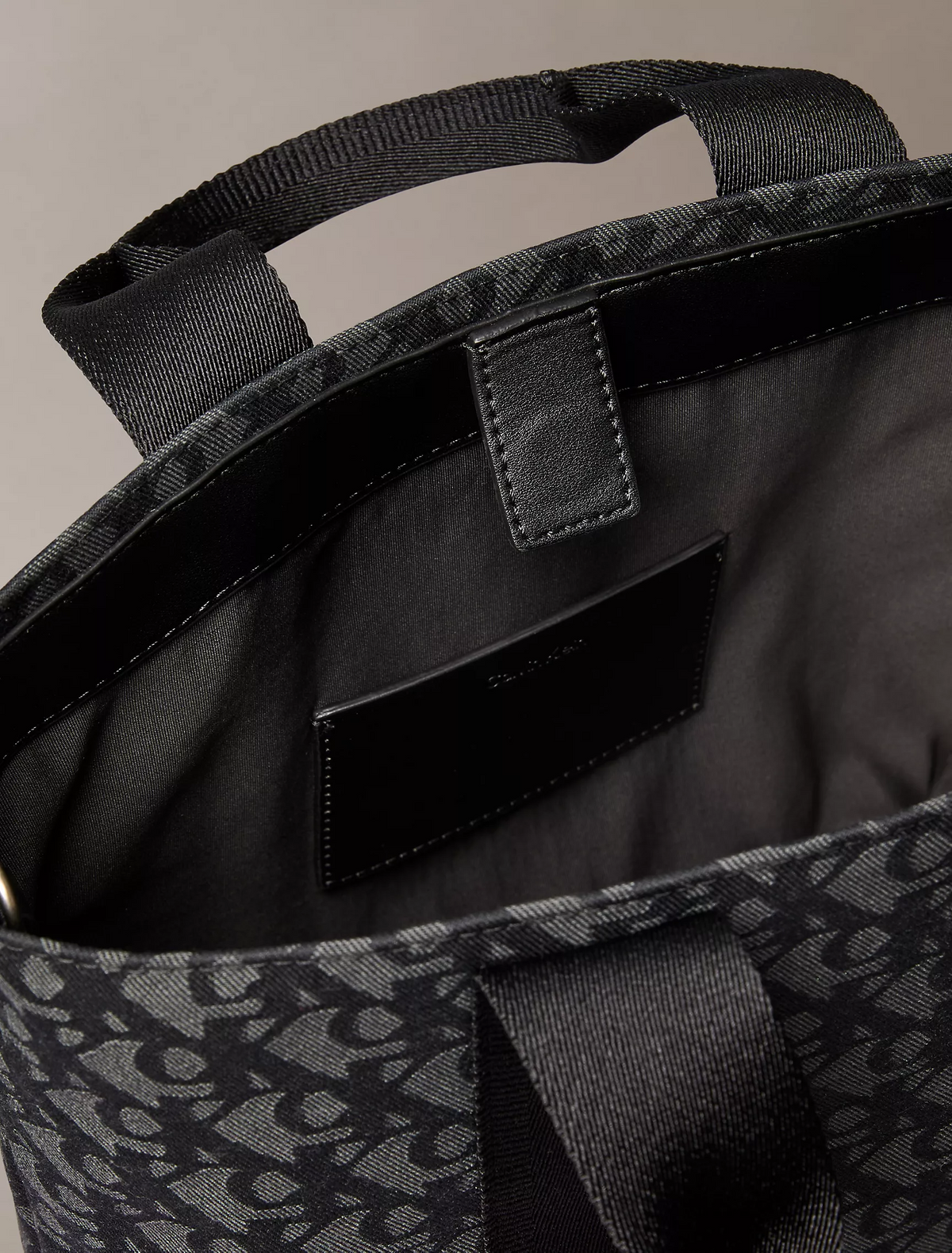 C.A.L.V.I.N K.L.E.I.N Ultralight Logo Jacquard Mini Tote Bag