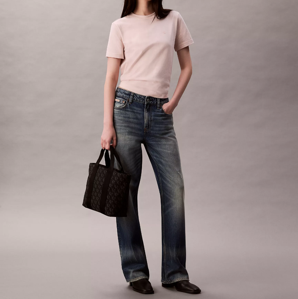C.A.L.V.I.N K.L.E.I.N Ultralight Logo Jacquard Mini Tote Bag