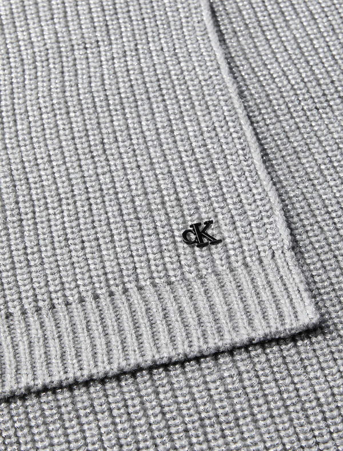 C.A.L.V.I.N K.L.E.I.N Metallic Knit Scarf